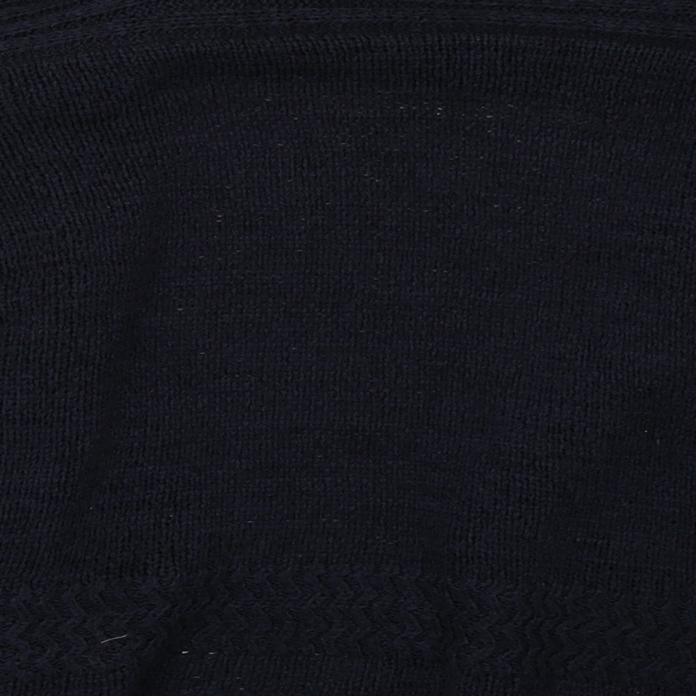 Marks and Spencer Womens Blue  Knit Cardigan Jumper Size 16