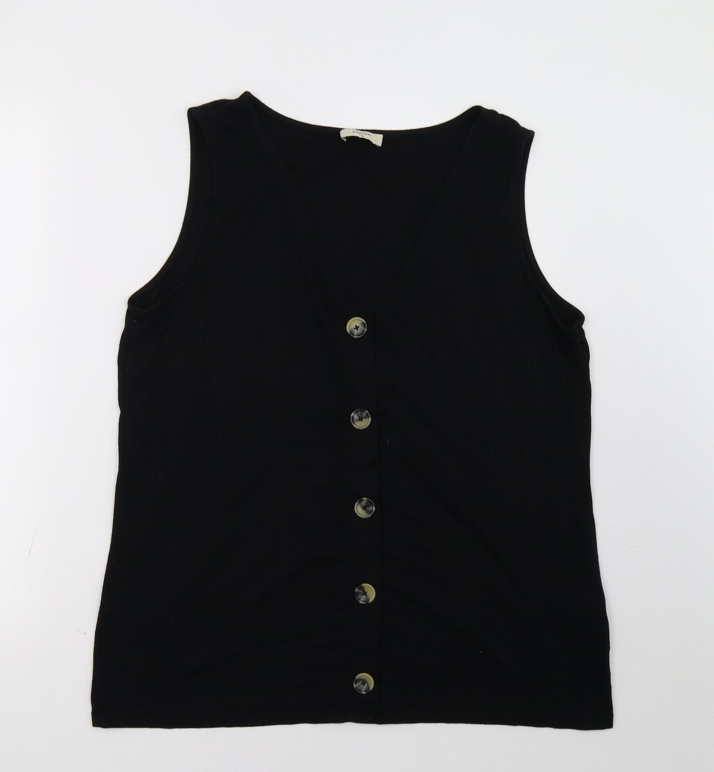 Matalan Womens Black   Basic Tank Size 14