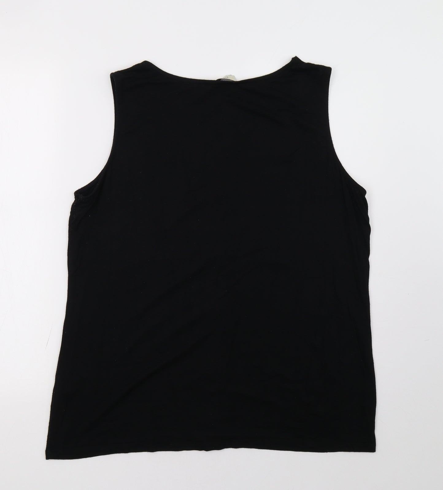 Matalan Womens Black   Basic Tank Size 14
