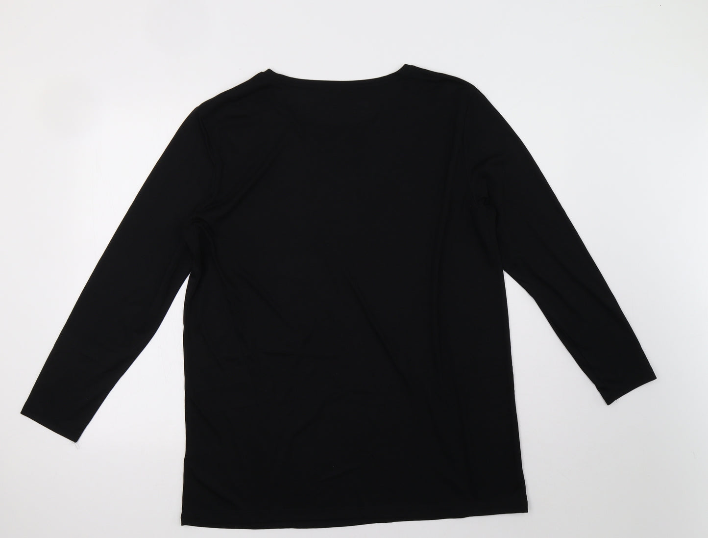 Marks and Spencer Womens Black   Pullover Sweatshirt Size 14