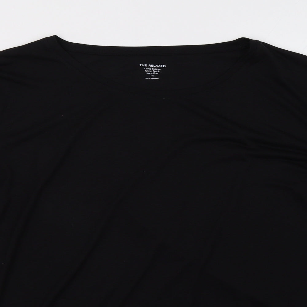 Marks and Spencer Womens Black   Pullover Sweatshirt Size 14