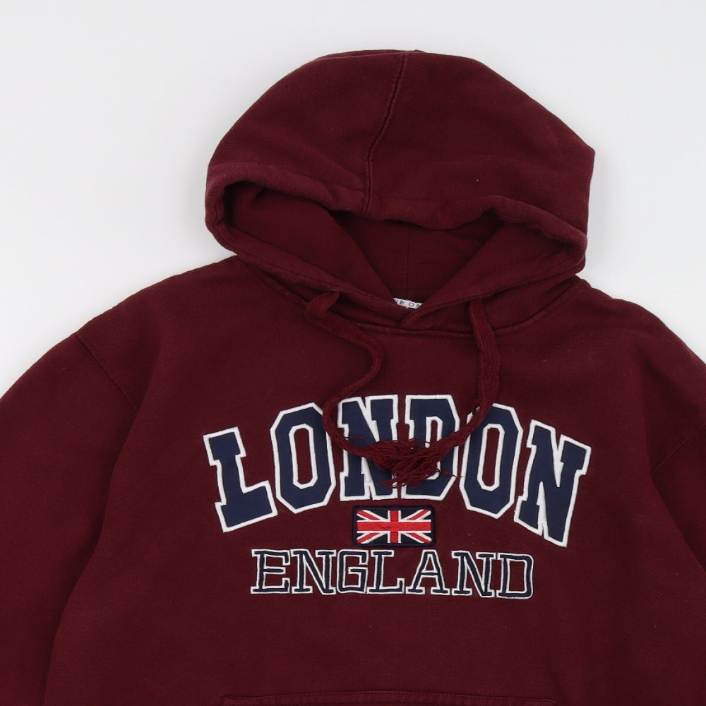zone one Womens Red   Pullover Hoodie Size S