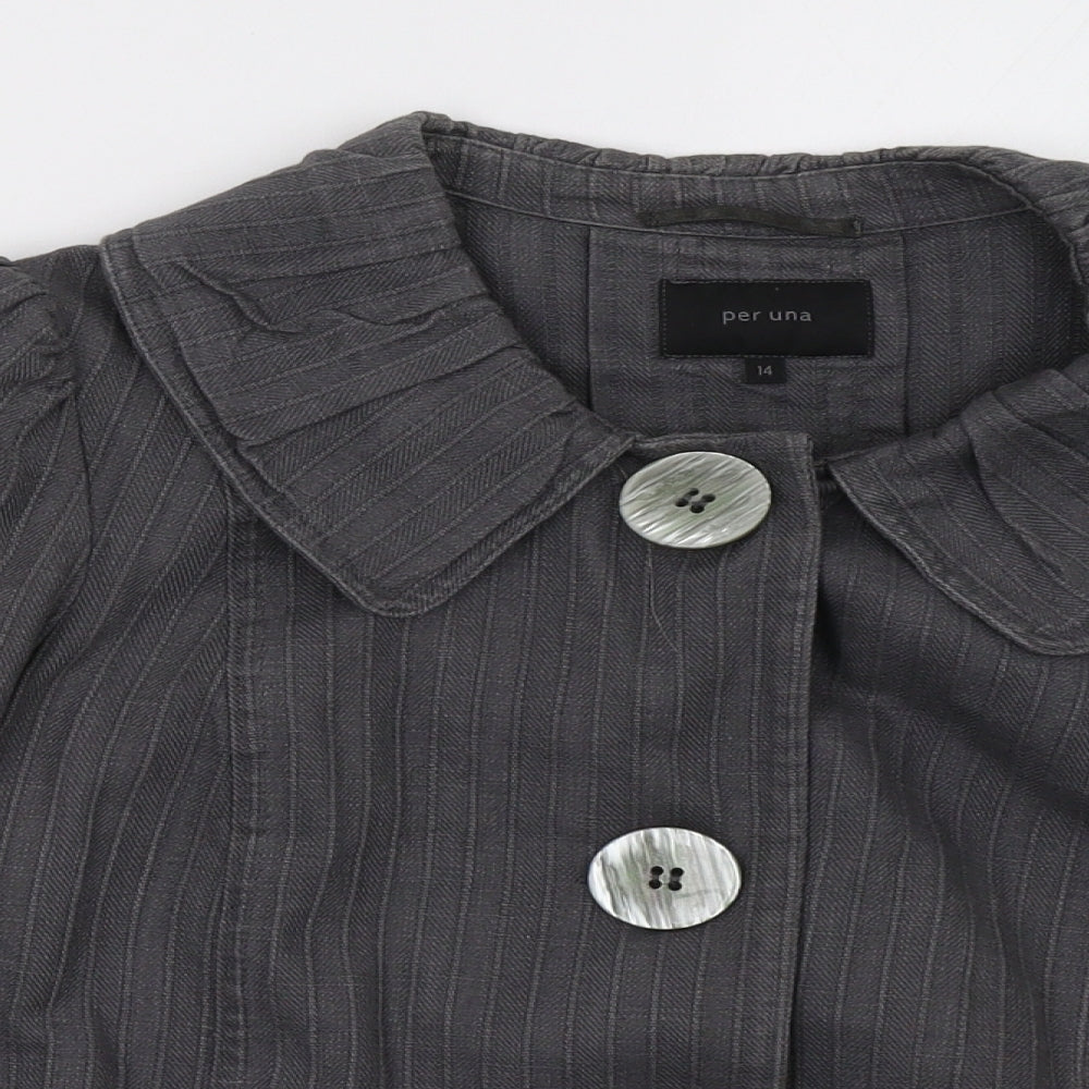 Marks and Spencer Womens Grey   Jacket  Size 14