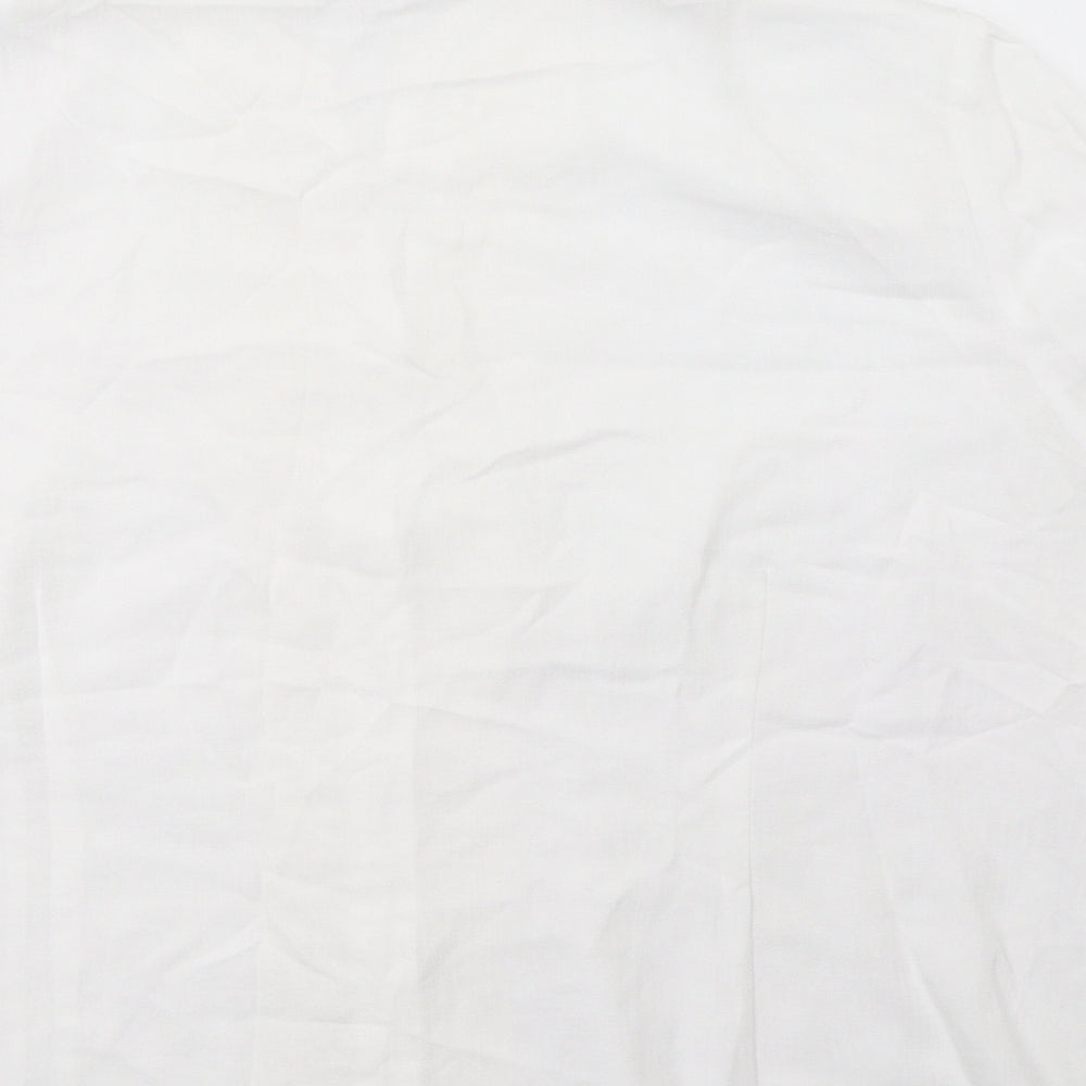 eastext Womens White   Basic T-Shirt Size 20