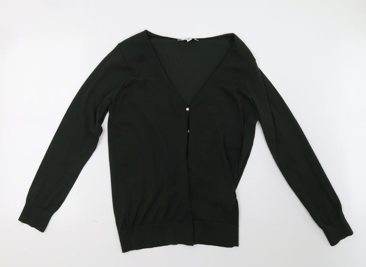 Dorothy Perkins Womens Green Knit Cardigan Jumper Size 14