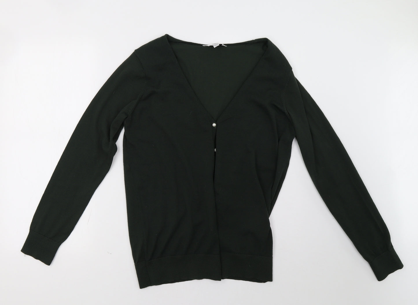 Dorothy Perkins Womens Green  Knit Cardigan Jumper Size 14