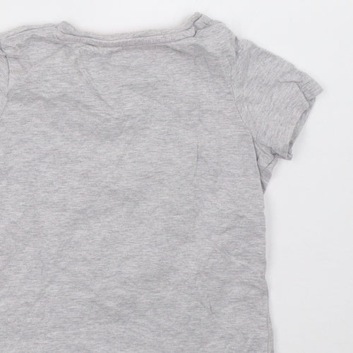 Marks and Spencer Girls Grey   Basic T-Shirt Size 5 Years