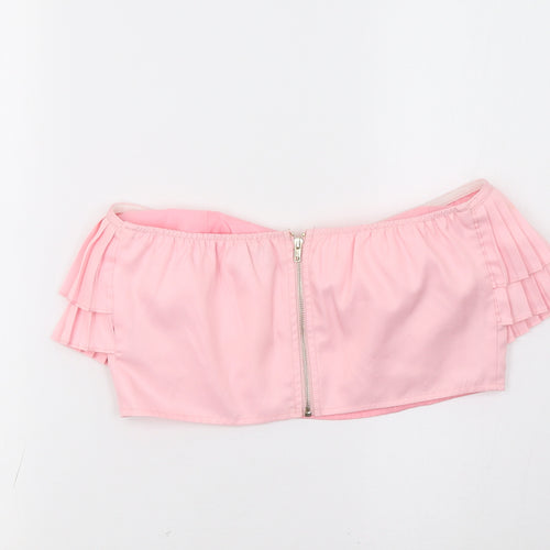 In the Style Womens Pink   Wrap Tank Size 10