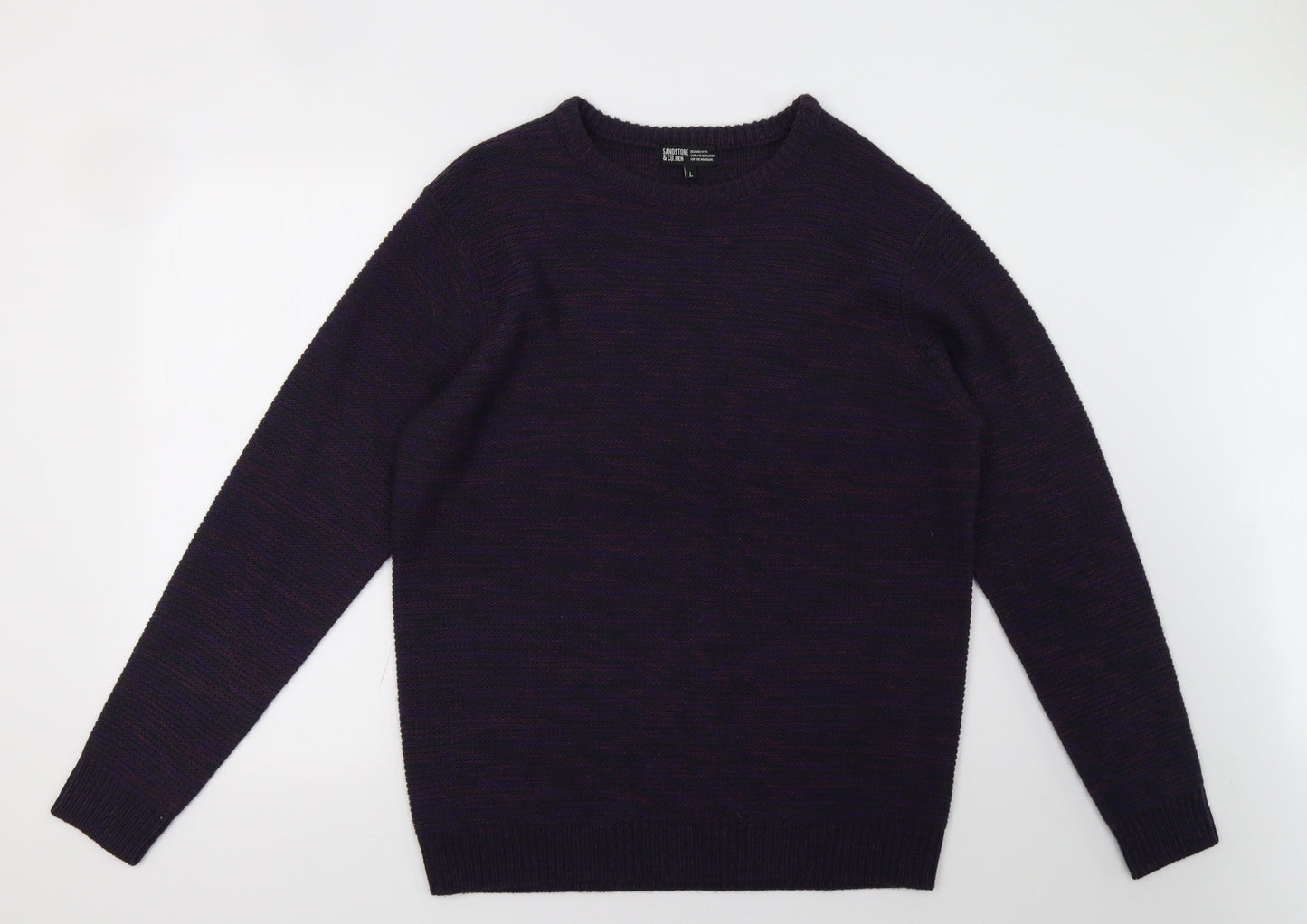 sandstones Mens Purple   Pullover Sweatshirt Size L