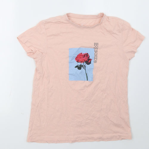 Primark Womens Pink   Basic T-Shirt Size 12
