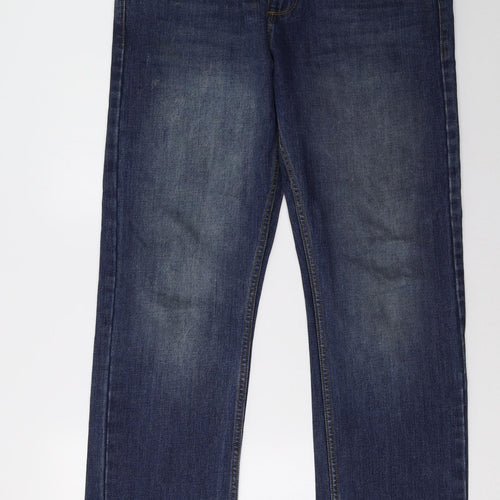 Burton Womens Blue  Denim Straight Jeans Size 36 L32 in