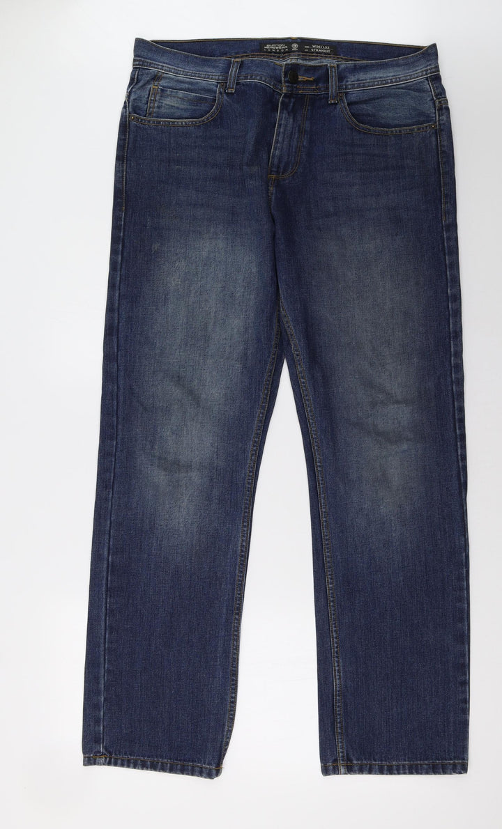 Burton Womens Blue Denim Straight Jeans Size 36 L32 in