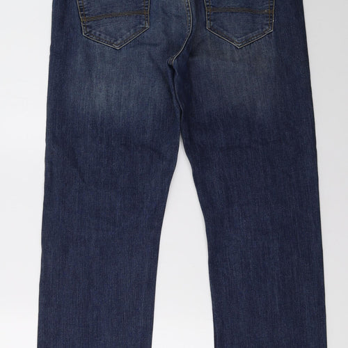Burton Womens Blue  Denim Straight Jeans Size 36 L32 in