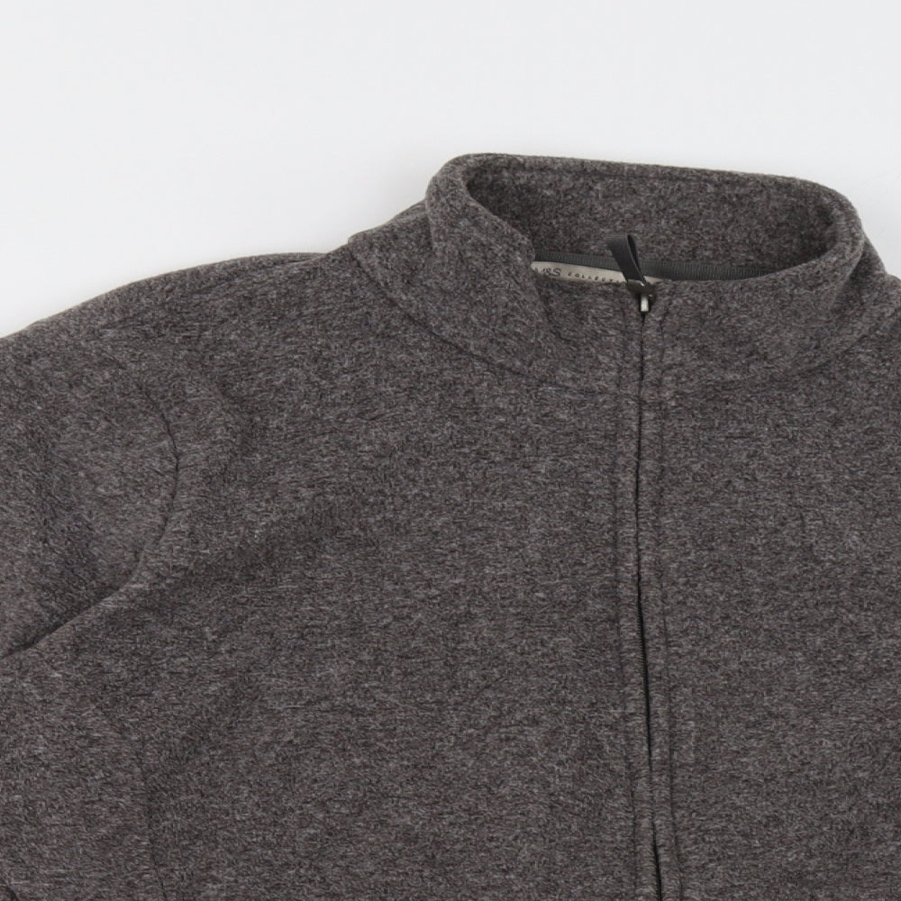 Marks and Spencer Womens Grey   Full Zip Sweatshirt Size 20