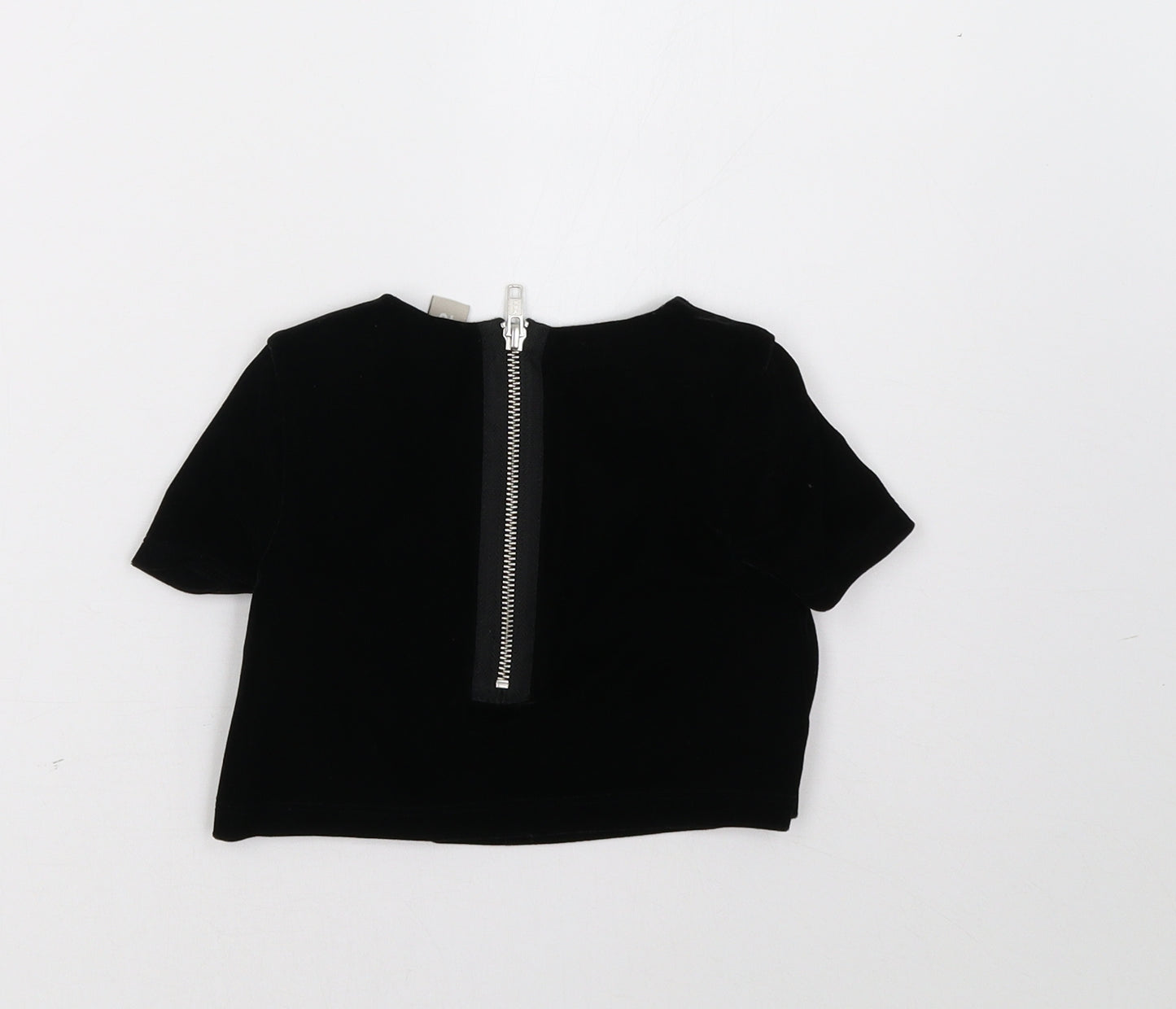 Sainsburys Girls Black   Basic T-Shirt Size 3 Years