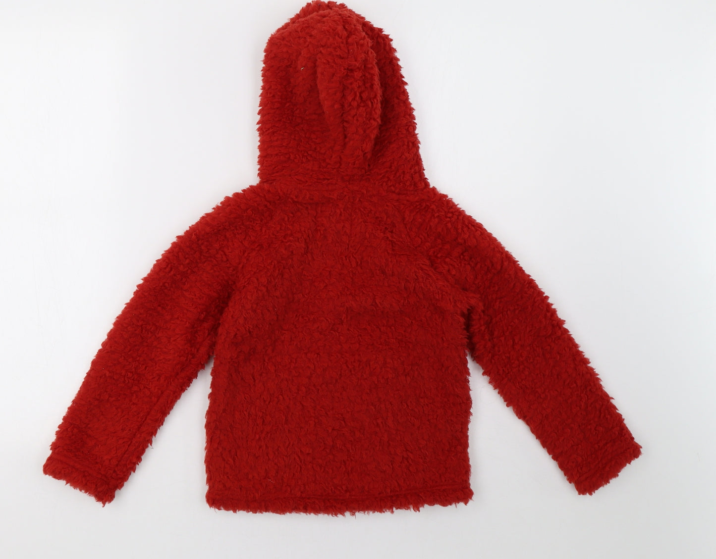 F&F Girls Red   Pullover Hoodie Size 6-7 Years  - christmas