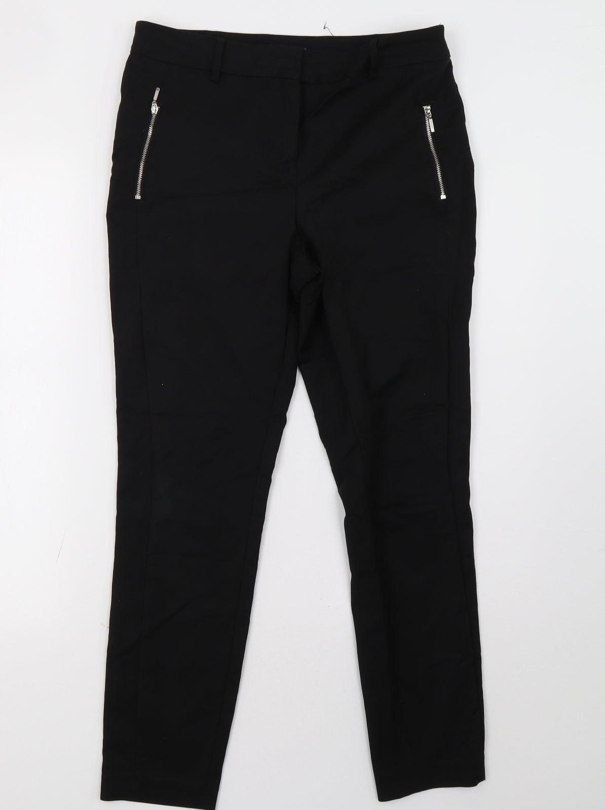 Matalan Womens Black   Trousers  Size 10 L30 in