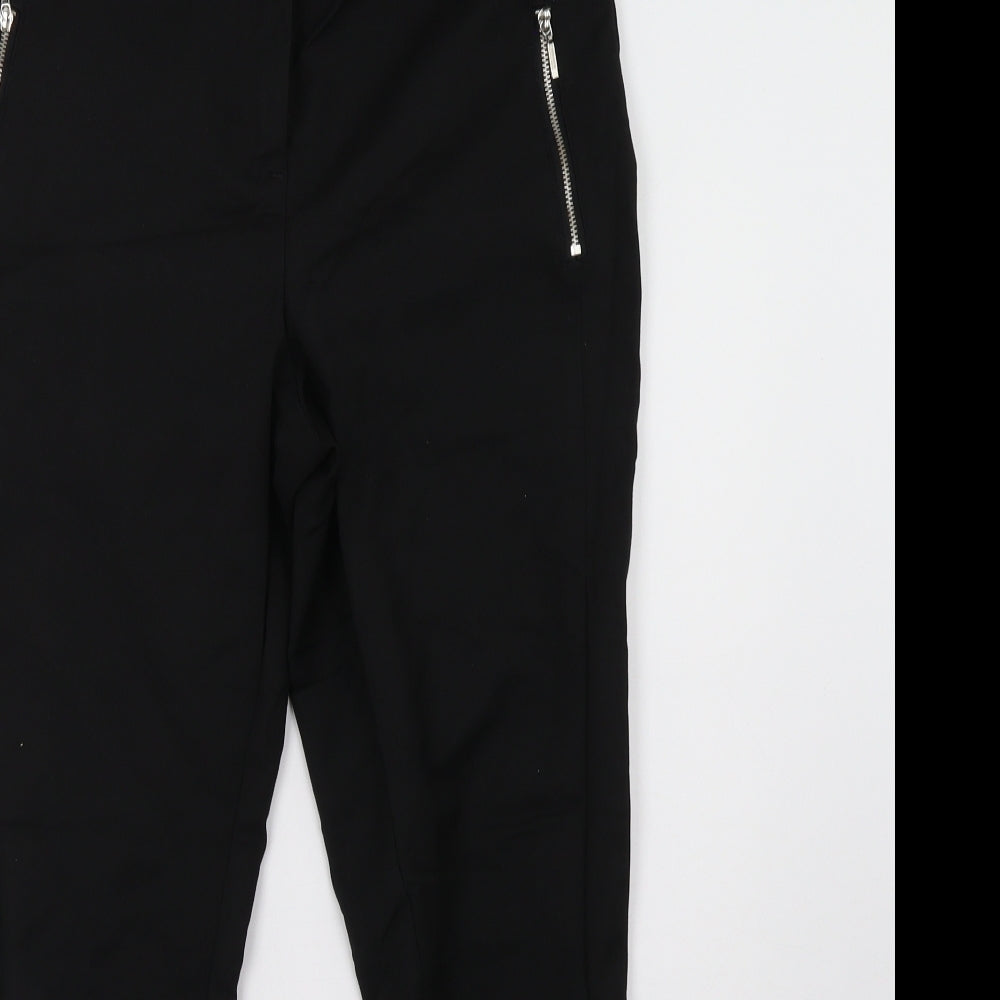 Matalan Womens Black   Trousers  Size 10 L30 in