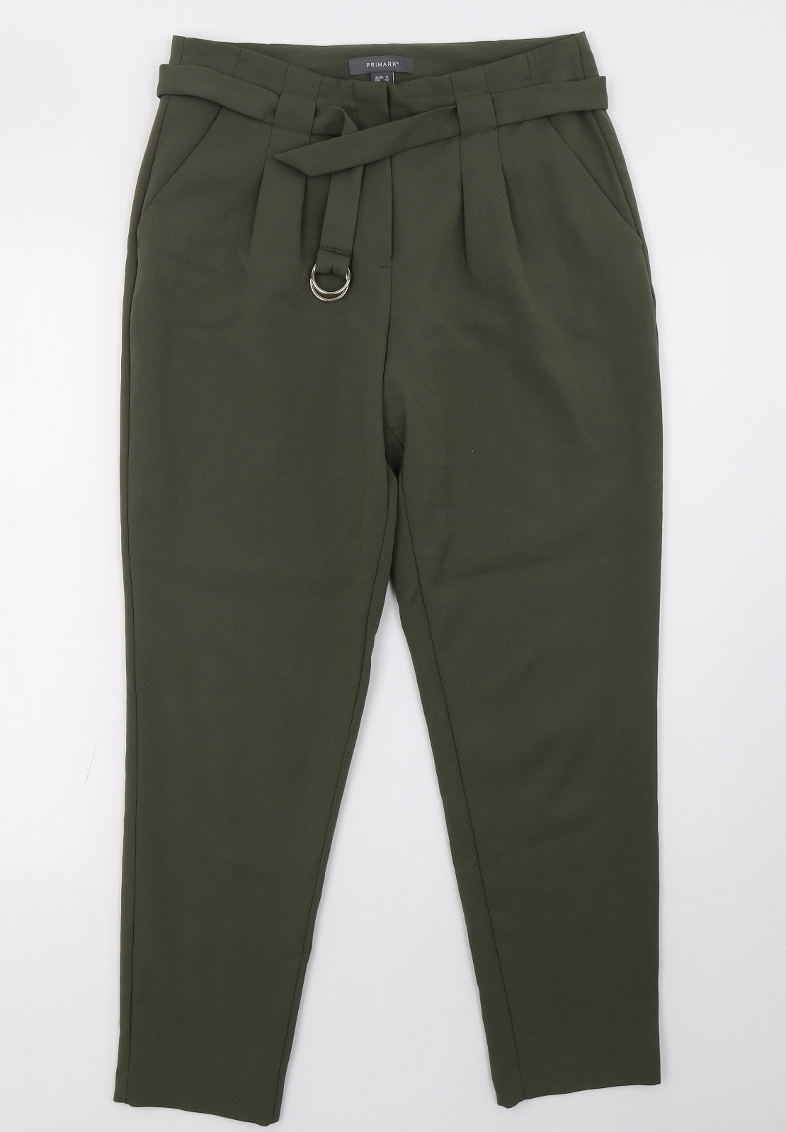 Primark Womens Green   Trousers  Size 12 L30 in