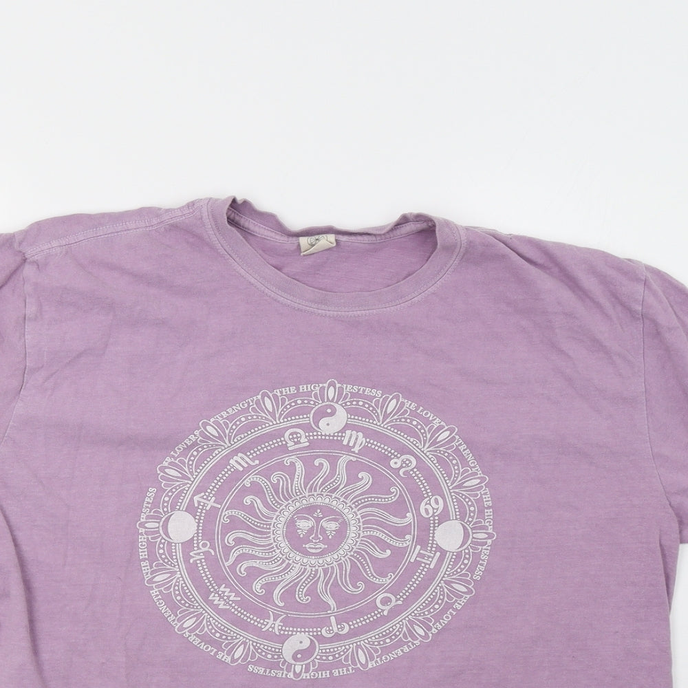 Urban Outfitters Mens Purple    T-Shirt Size M