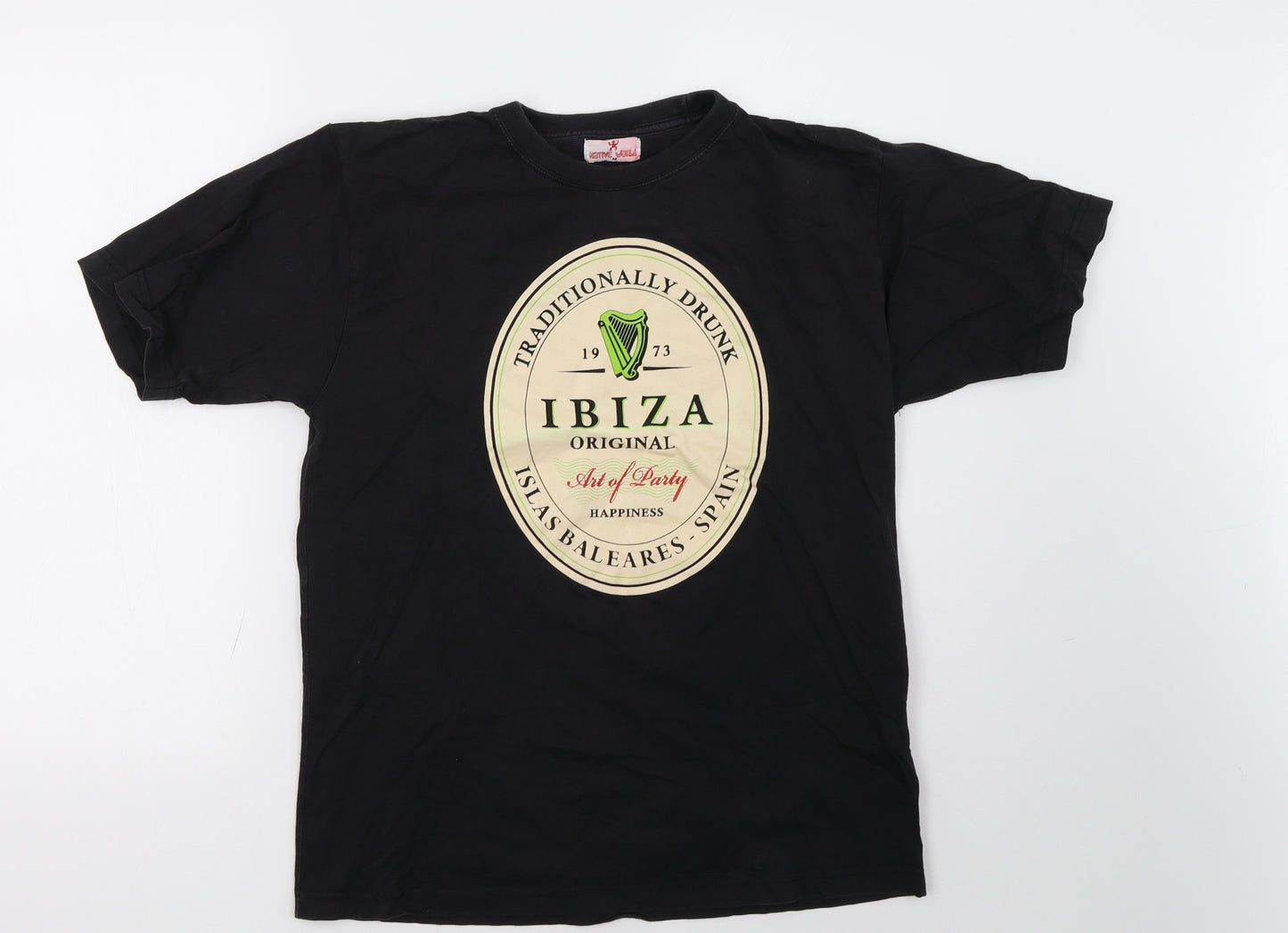 native world Mens Black    T-Shirt Size M