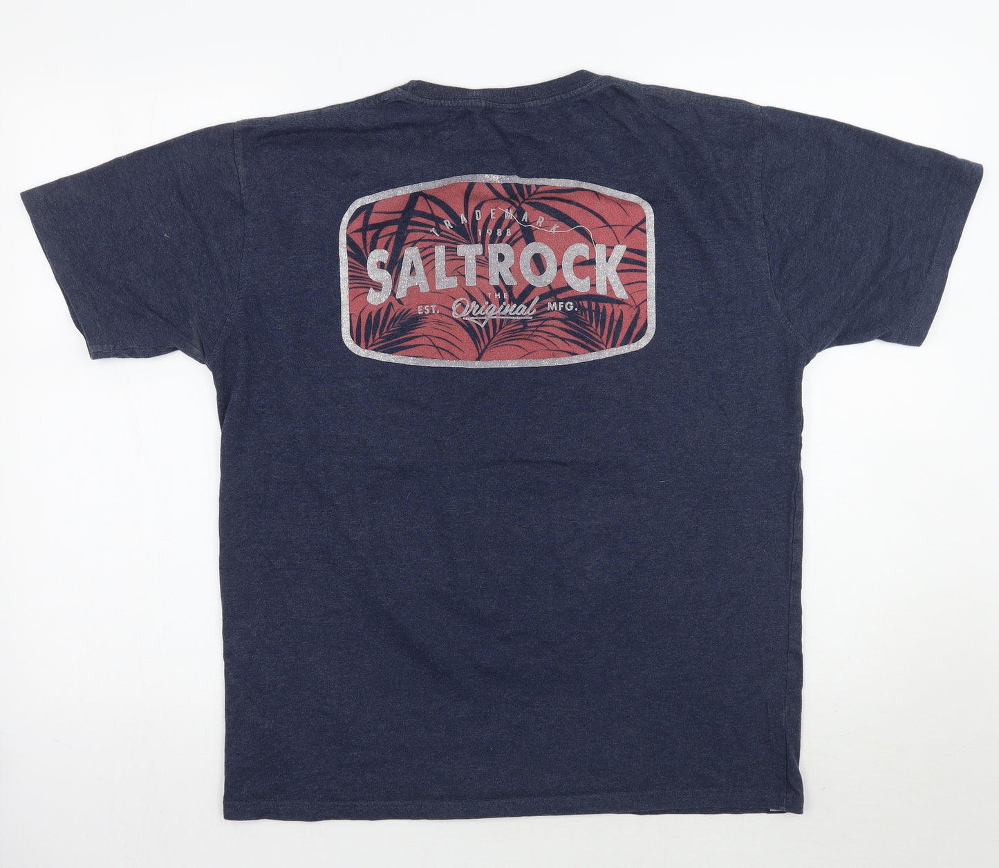 Salt rock Mens Blue    T-Shirt Size L