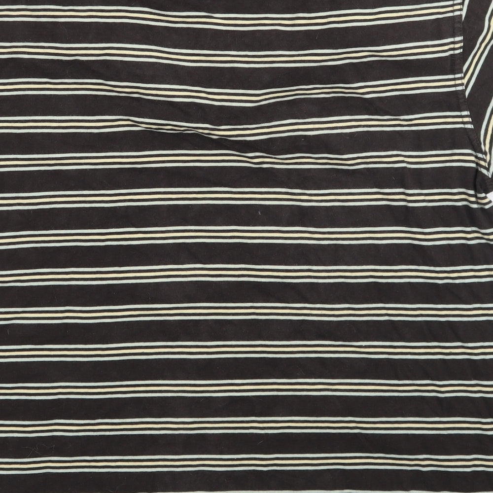 Guinness Mens Brown Striped   T-Shirt Size M