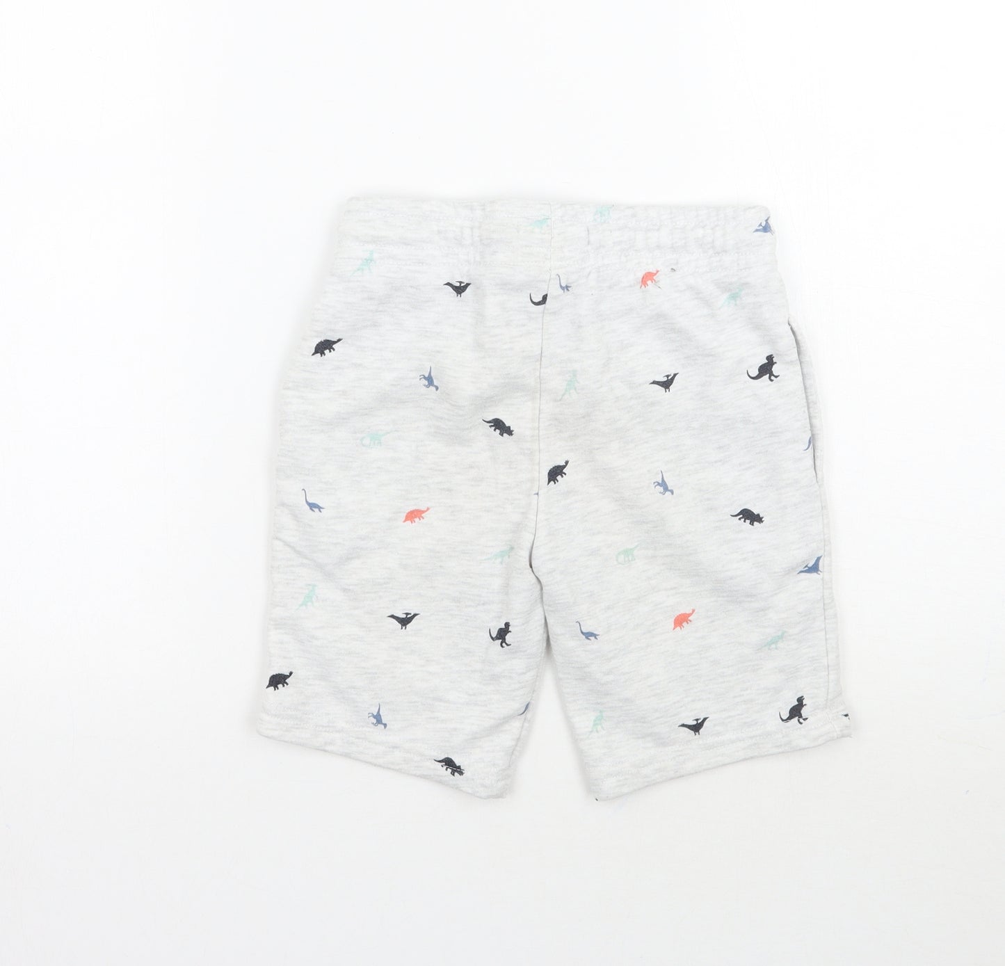 Primark Boys Grey Geometric  Sweat Shorts Size 6-7 Years