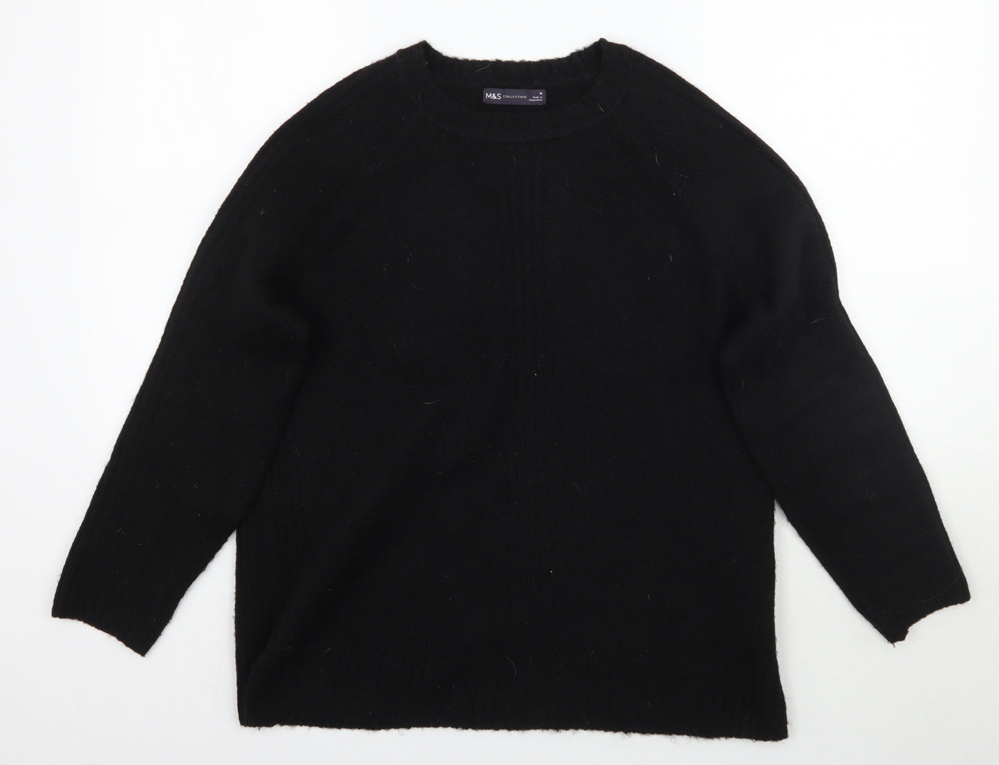 Marks and Spencer Womens Black   Pullover Jumper Size M