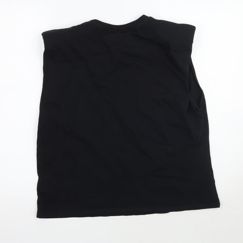 H&M Mens Black    T-Shirt Size M