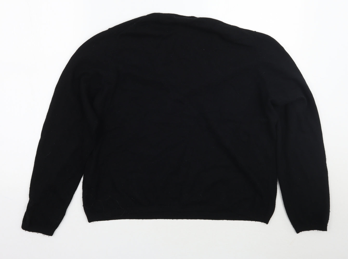 Marks and Spencer Womens Black   Pullover Jumper Size 22