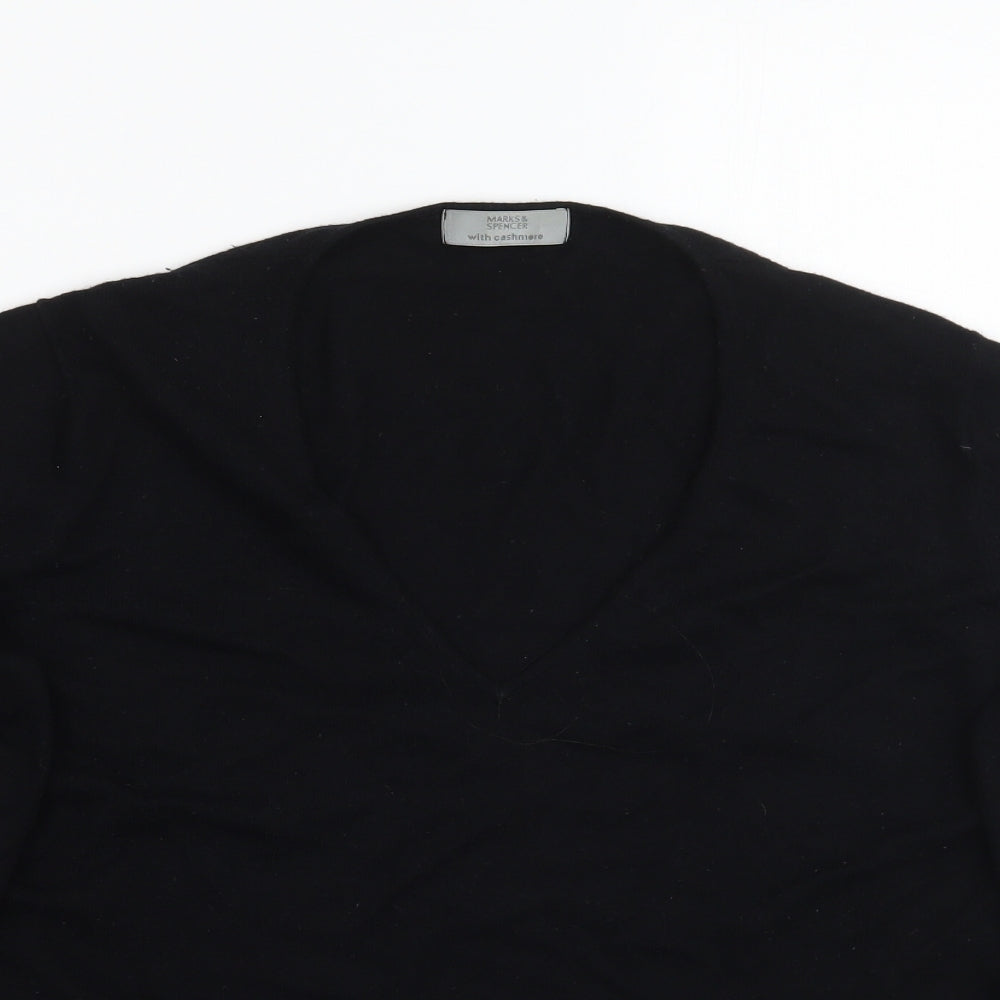 Marks and Spencer Womens Black   Pullover Jumper Size 22