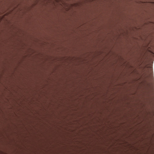 F&F Womens Brown   Basic T-Shirt Size 10