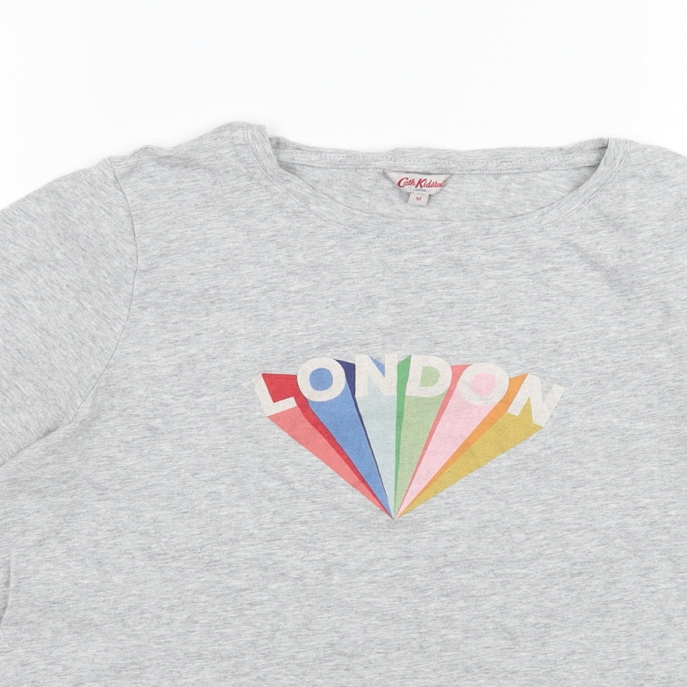Cath kids Womens Grey   Basic T-Shirt Size M