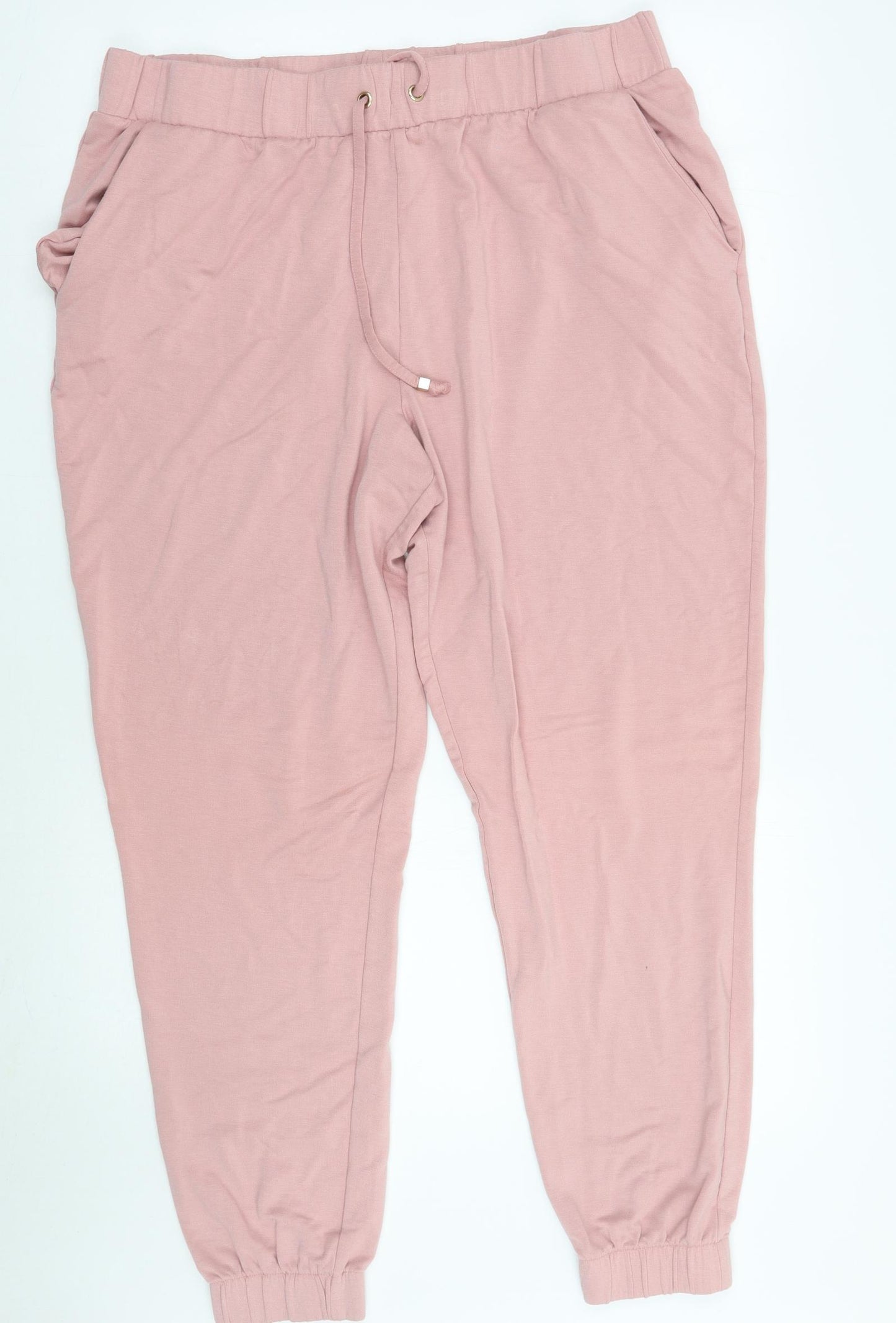 F&F Womens Pink   Sweatpants Trousers Size 18 L27 in