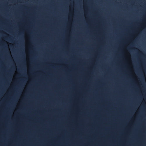H&M Mens Blue    Button-Up Size M