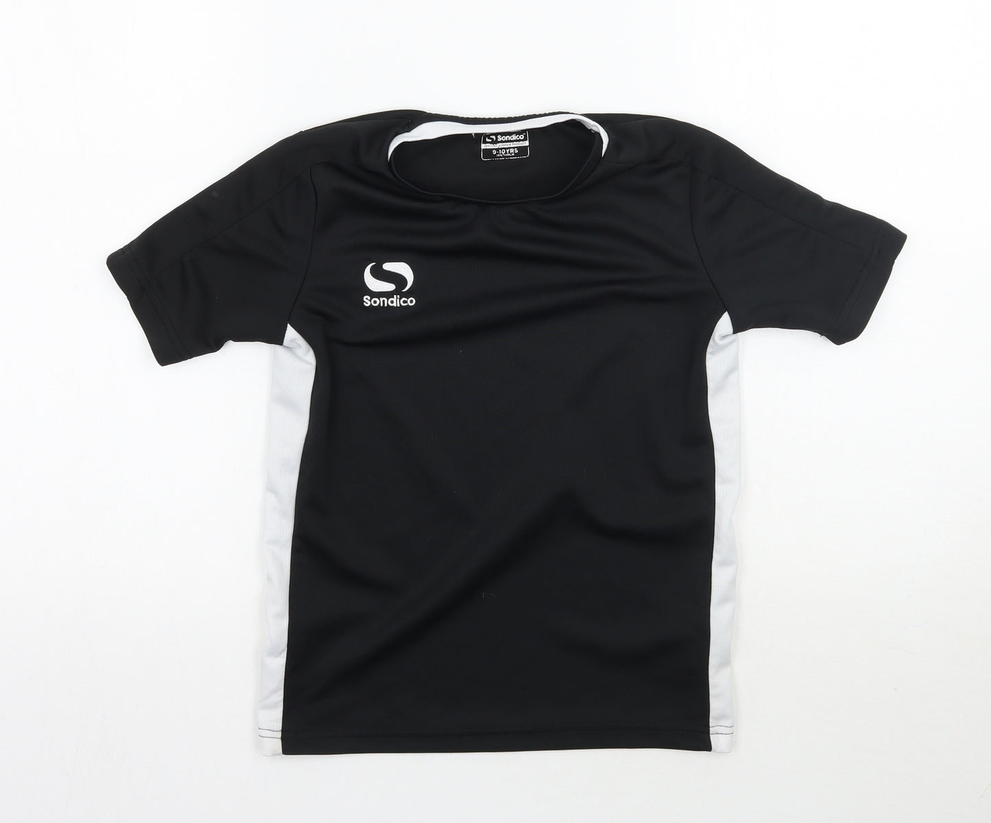 Sondico Boys Black   Basic T-Shirt Size 9-10 Years