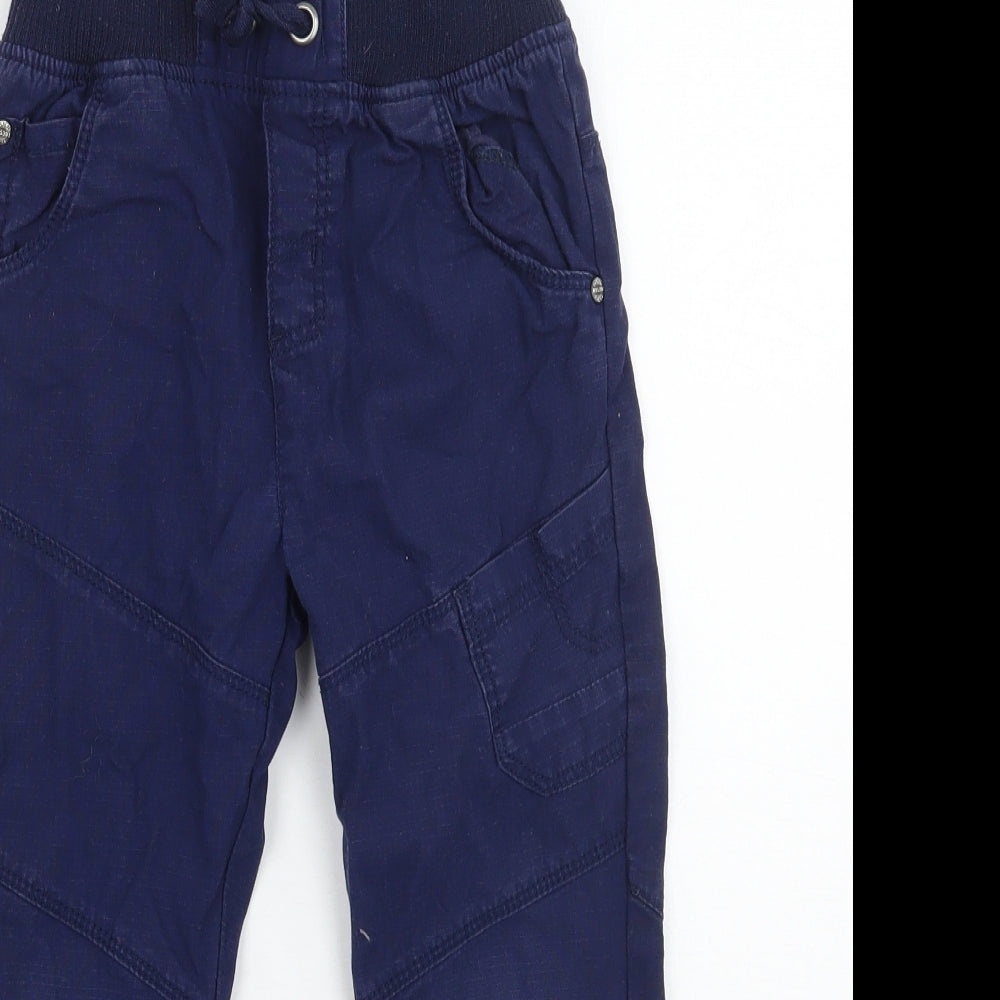 TU Boys Blue   Cargo Trousers Size 4-5 Years