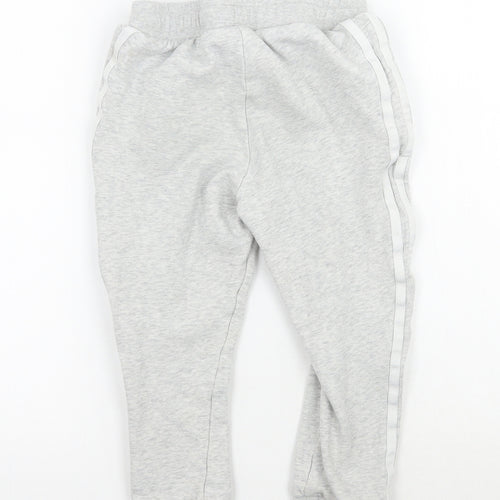 adidas Boys Grey   Sweatpants Trousers Size 5-6 Years