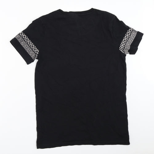 Criminal Damage Mens Black    T-Shirt Size S
