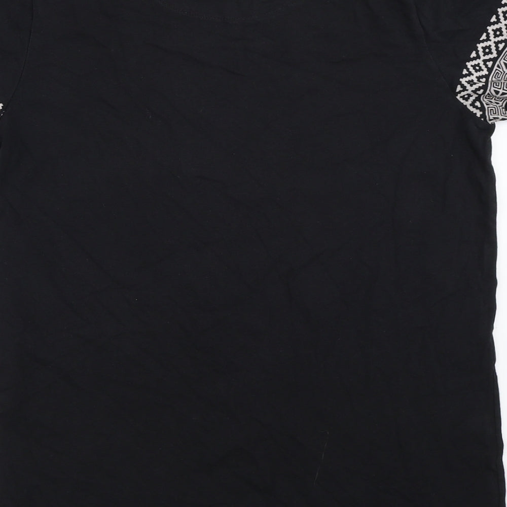 Criminal Damage Mens Black    T-Shirt Size S