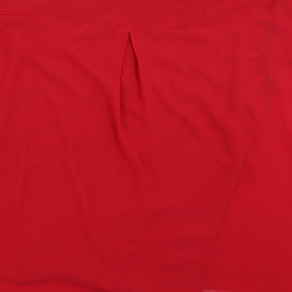 Saloos Womens Red   Basic Blouse Size 22