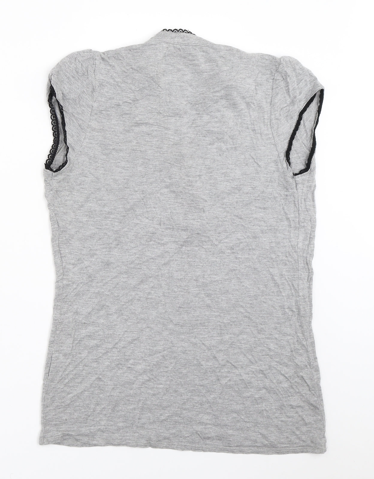 Oasis Womens Grey   Basic T-Shirt Size 14