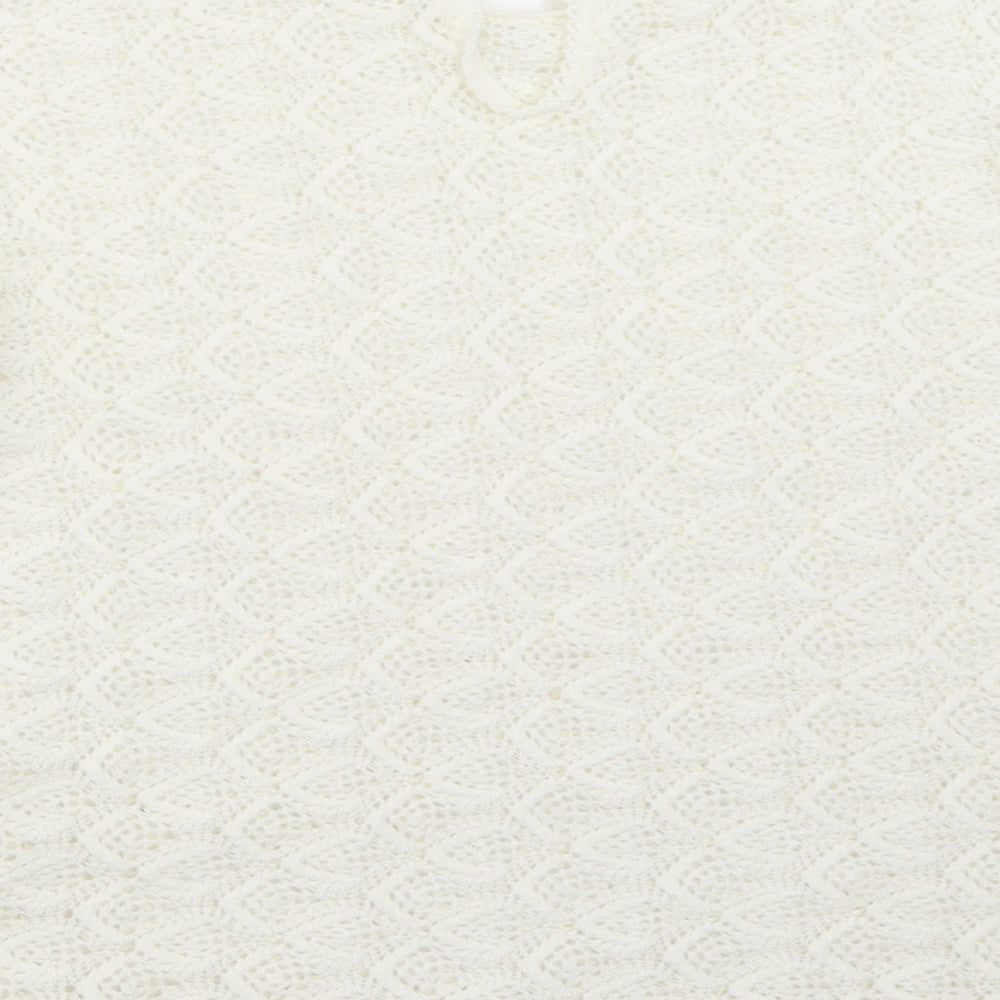 Brettles Womens Ivory   Basic Blouse Size 36