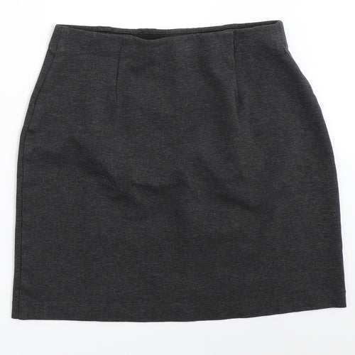 Marks and Spencer Womens Grey   Mini Skirt Size 29 in