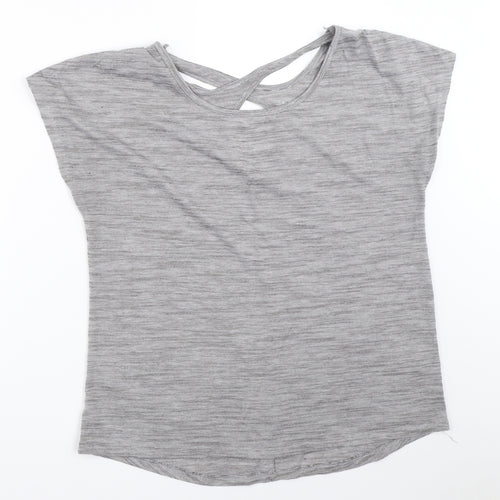 Matalan Womens Grey   Basic T-Shirt Size M