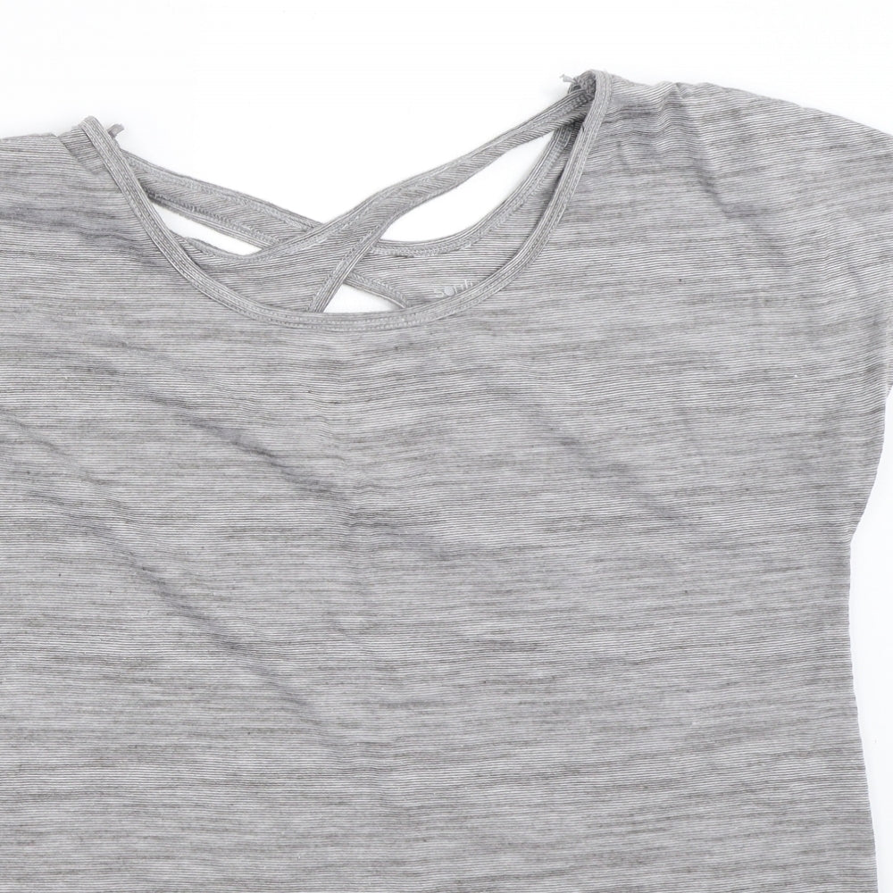 Matalan Womens Grey   Basic T-Shirt Size M