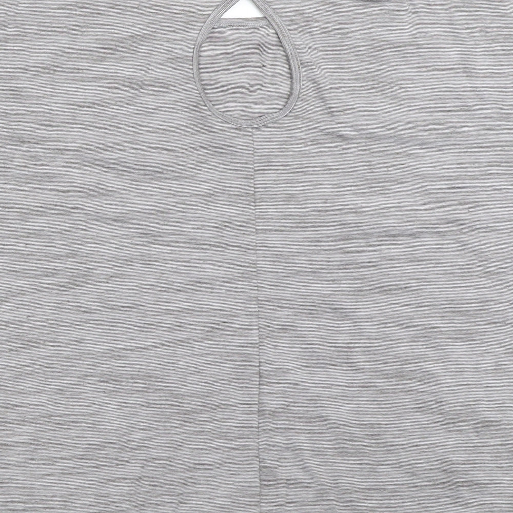 Matalan Womens Grey   Basic T-Shirt Size M