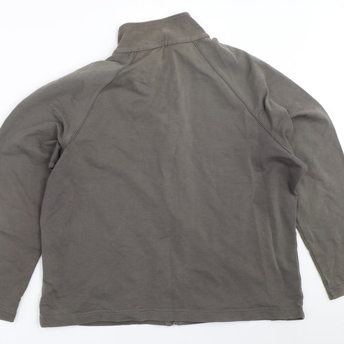 Marks and Spencer Womens Grey   Full Zip Sweatshirt Size 20