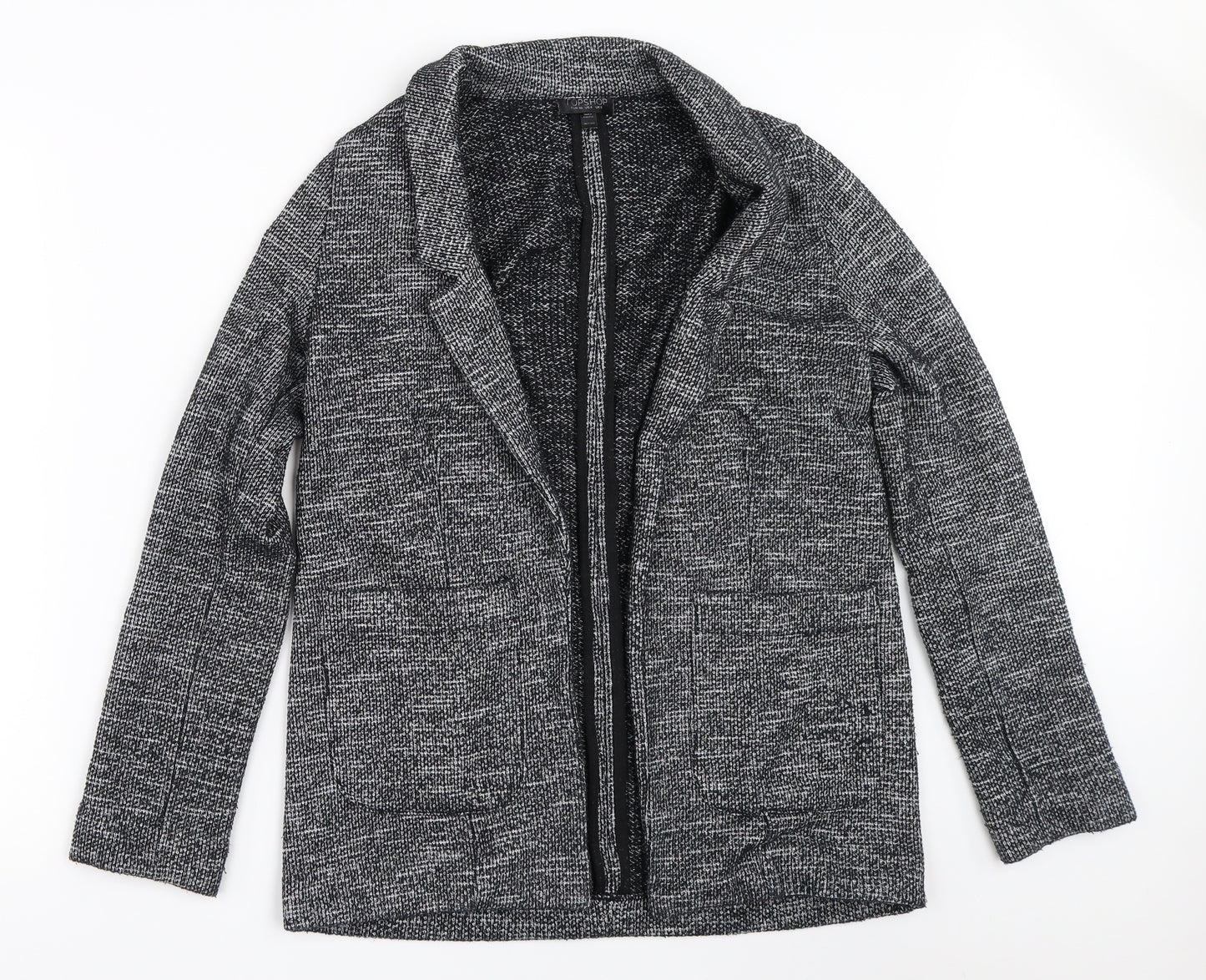 Topshop Womens Black   Jacket  Size 8